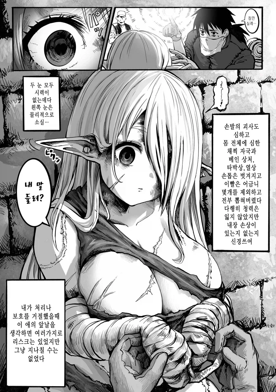 너덜너덜한 엘프씨.manhwa - 이미지 2