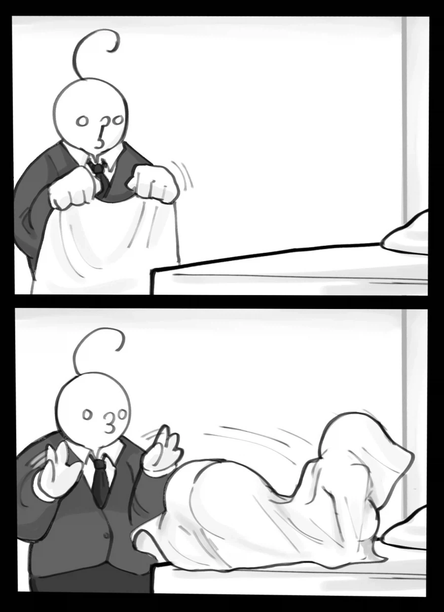 귀신을 확인하는 만화