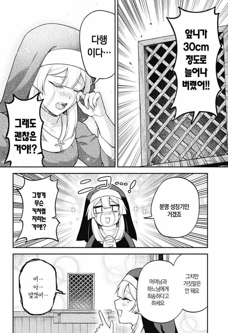 시스터의 참회실에서 충격적인 고백을 듣는 만화.manga - 이미지 19