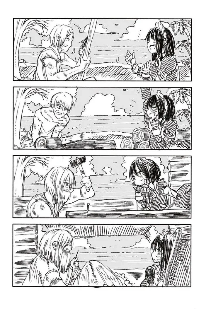 무인도에서 메이드 로봇과 캐스트 어웨이 찍다 탈출하는 만와.manga - 이미지 10