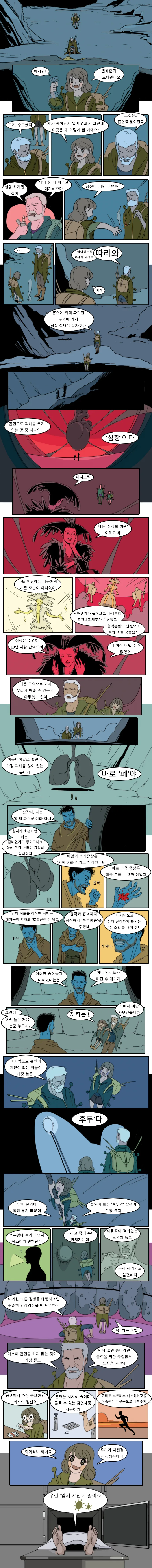 흡연자 몸에서 일하는 세포 Manhwa. - 이미지 2