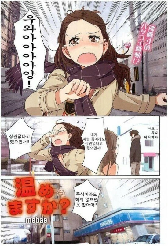 뜨거운 여자와 차가운 남자manhwa