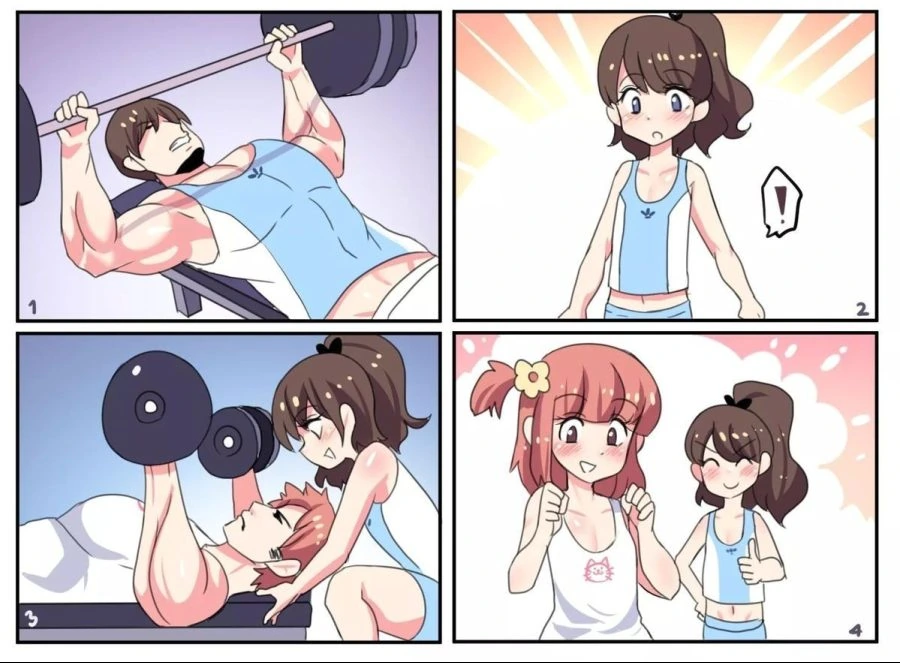 이쁜 여고생이 되는 운동.manga