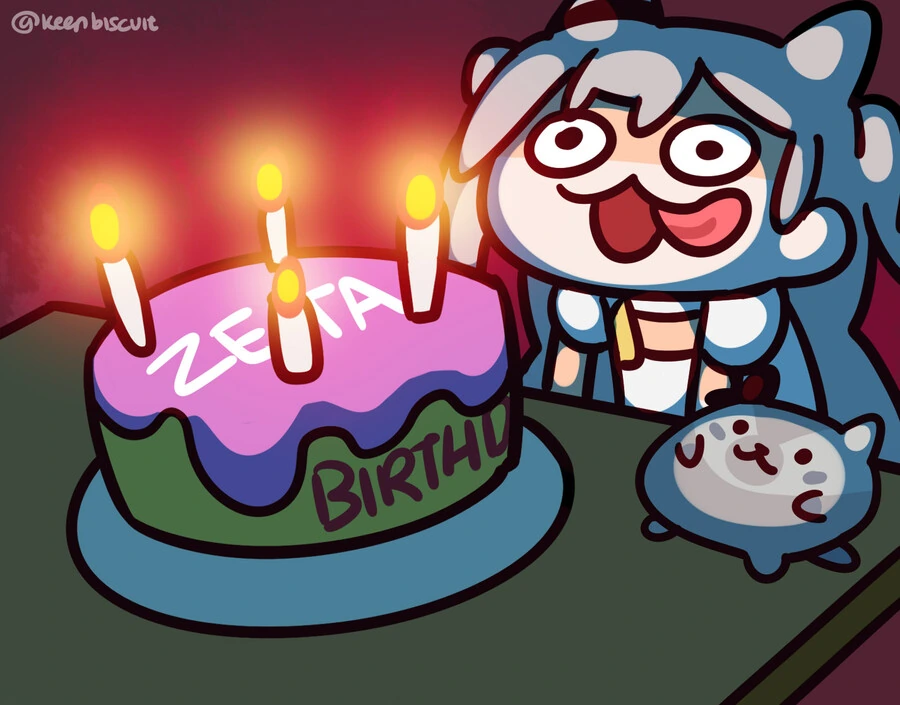 버튜버) 제타 생일 축하하는 해외공장장.manga