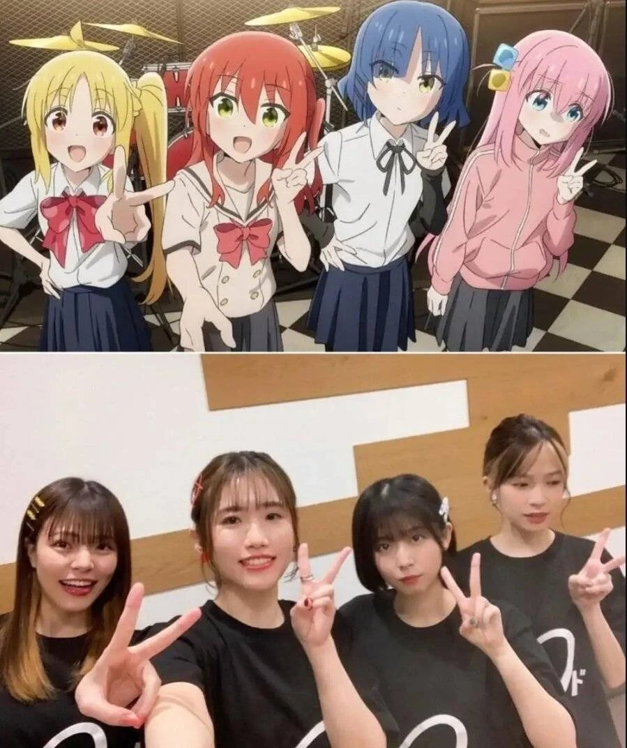 봇치 더 락) 성우들의 캐릭터 따라하기