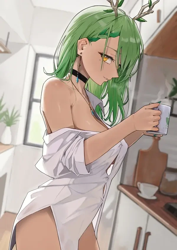 버튜버) 셔츠 한장의 파우나 마망.manga