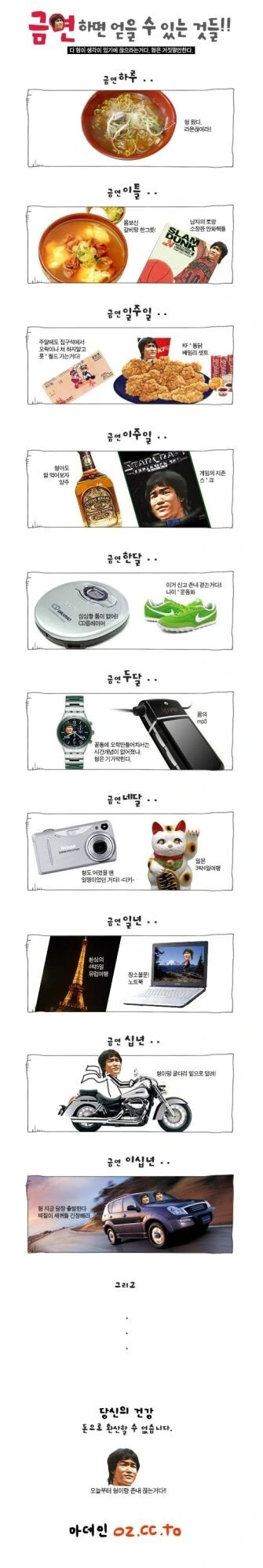 우리가 금연을 해야 하는 이유.manwha