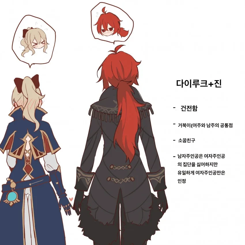 원신) 원신으로 보는 연애물 클리셰.manhwa - 이미지 4