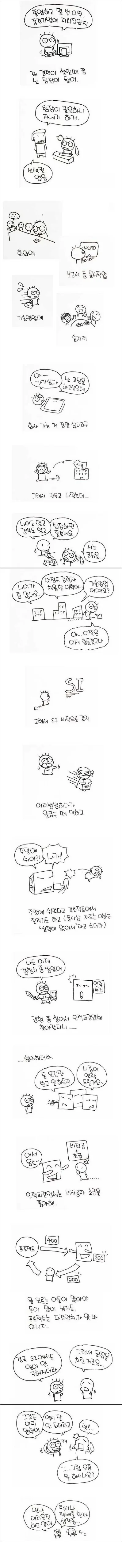 IT쪽 직장인들의 현실을 그렸다는 만화