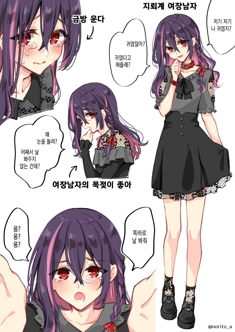 지뢰계 여장남자 만화