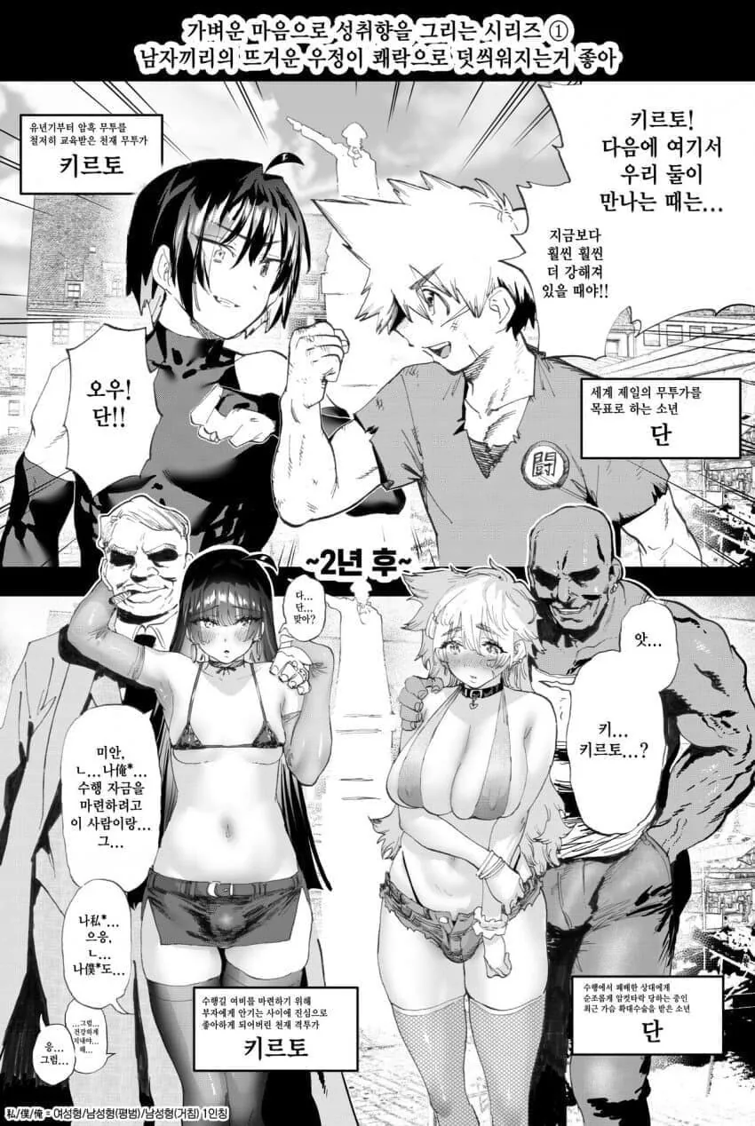 호모)ㅎㅂ)세계 최강의 무투가가 되기위해 여행을 떠난.manga
