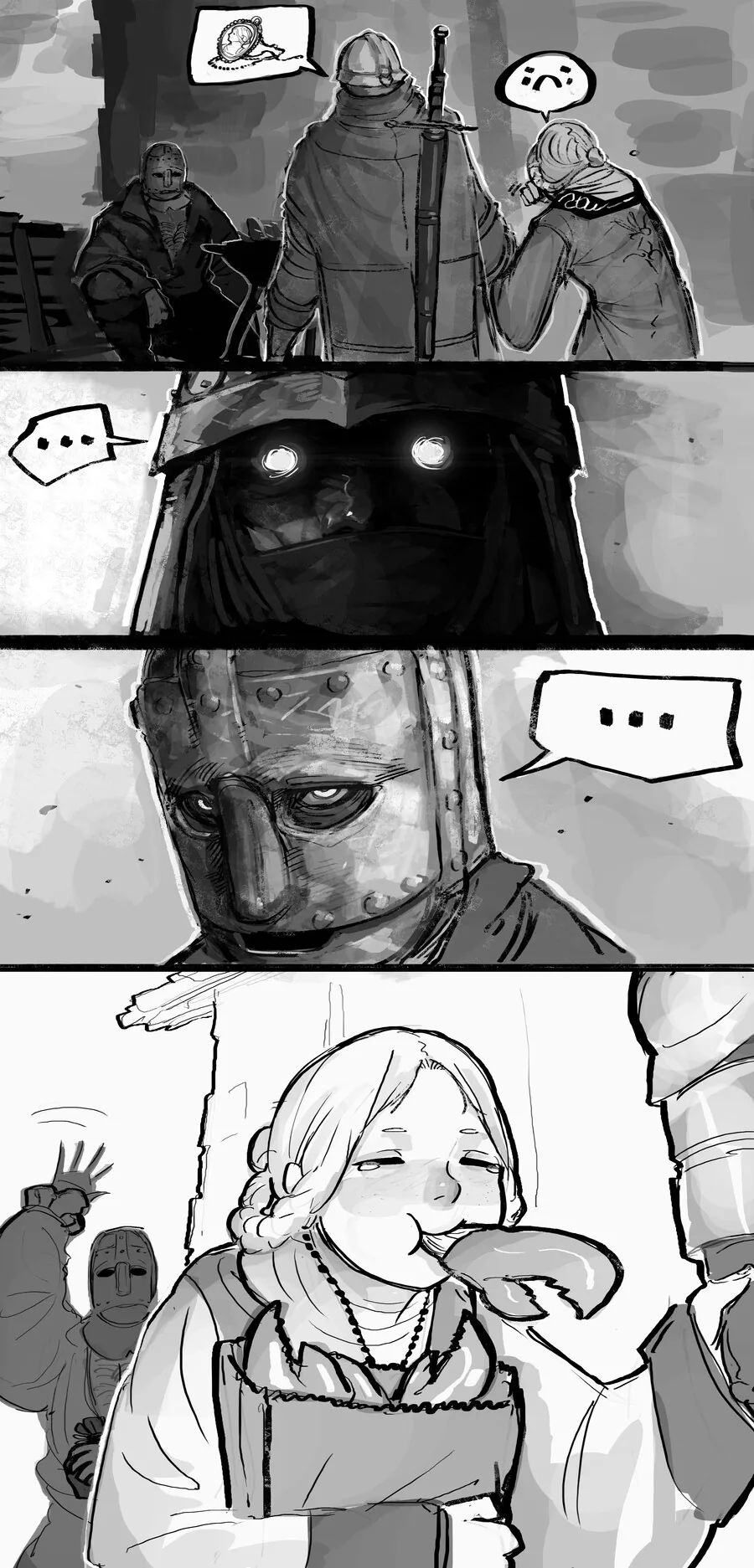 엘든링) 잃어버린 목걸이를 되찾으러 가는.manga