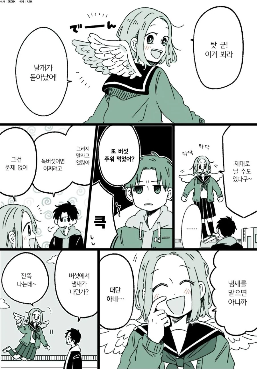 날개가 돋아난 소꿉친구 만화