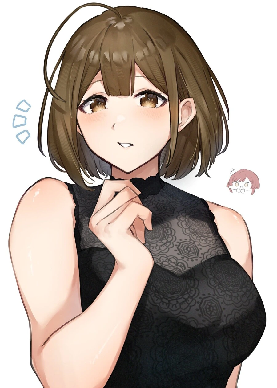@) 숏컷 치유키