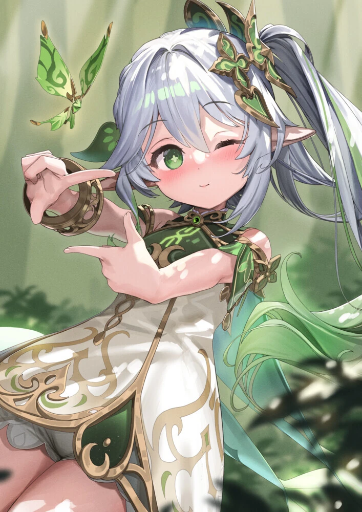 원신) 은근슬젖 ㅍㅌ 보여주는 나히다.manga