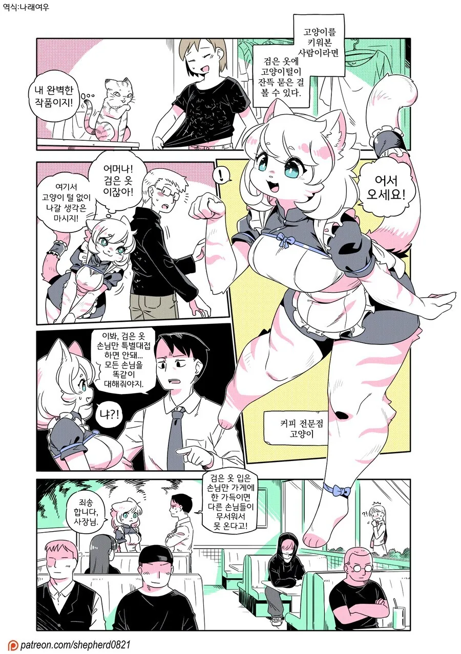 귀여운 고양이 만화