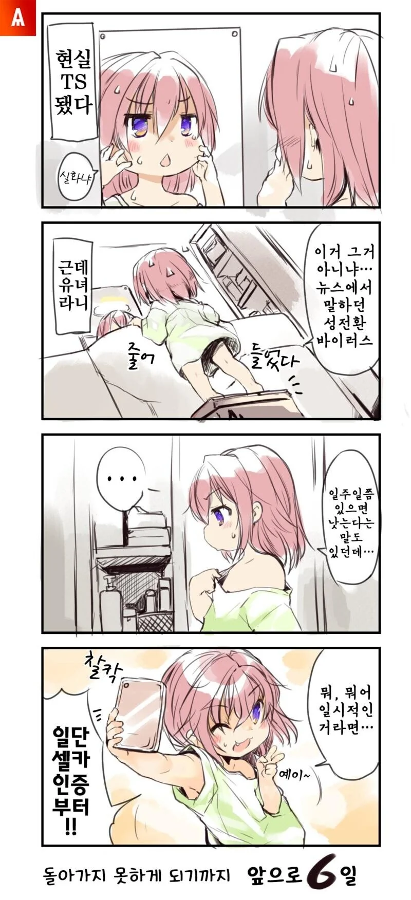 ts병에 걸리는 만화