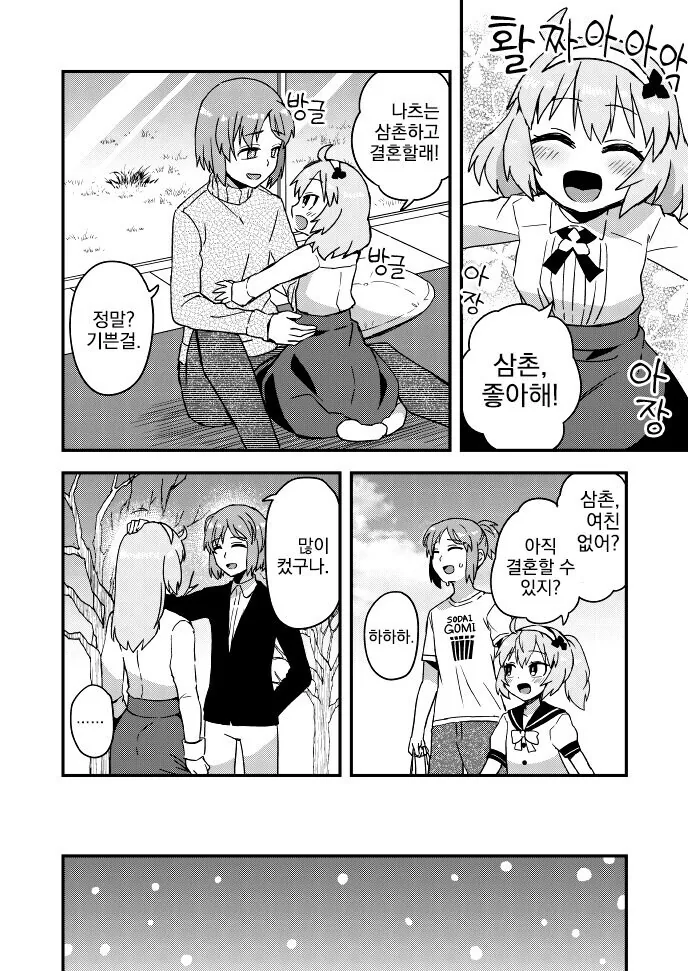 ㅂㅊ 조카가 결혼하자고 하는 만화