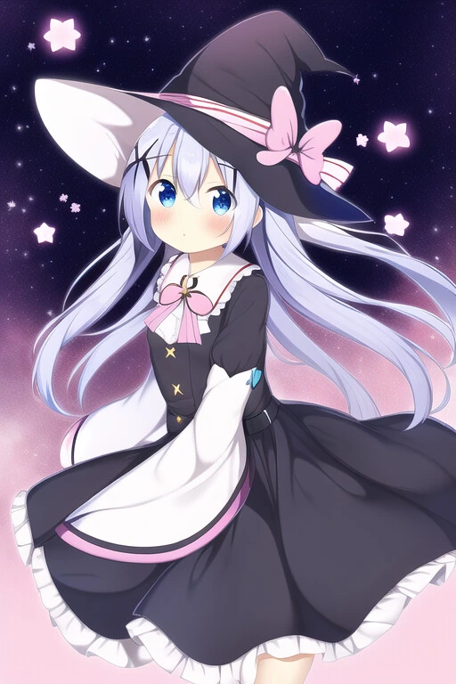 (AI그림) 검은 마녀 옷을 입은 치노쨩.manga - 이미지 2
