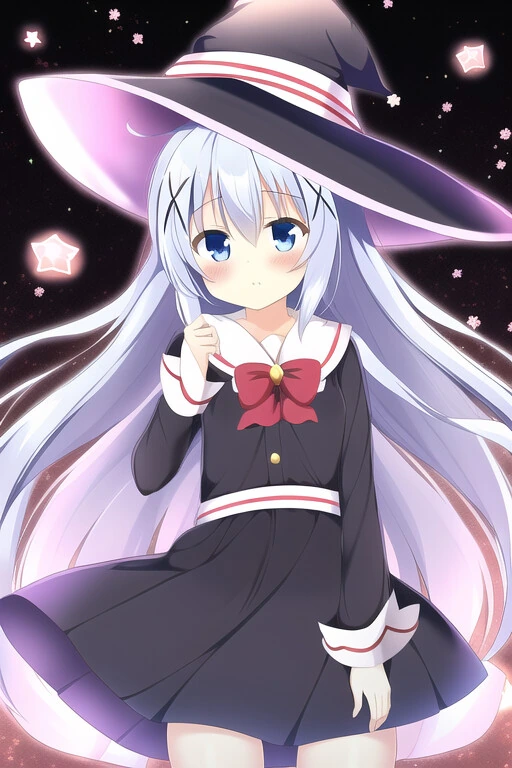 (AI그림) 검은 마녀 옷을 입은 치노쨩.manga - 이미지 3