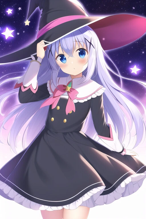 (AI그림) 검은 마녀 옷을 입은 치노쨩.manga - 이미지 8