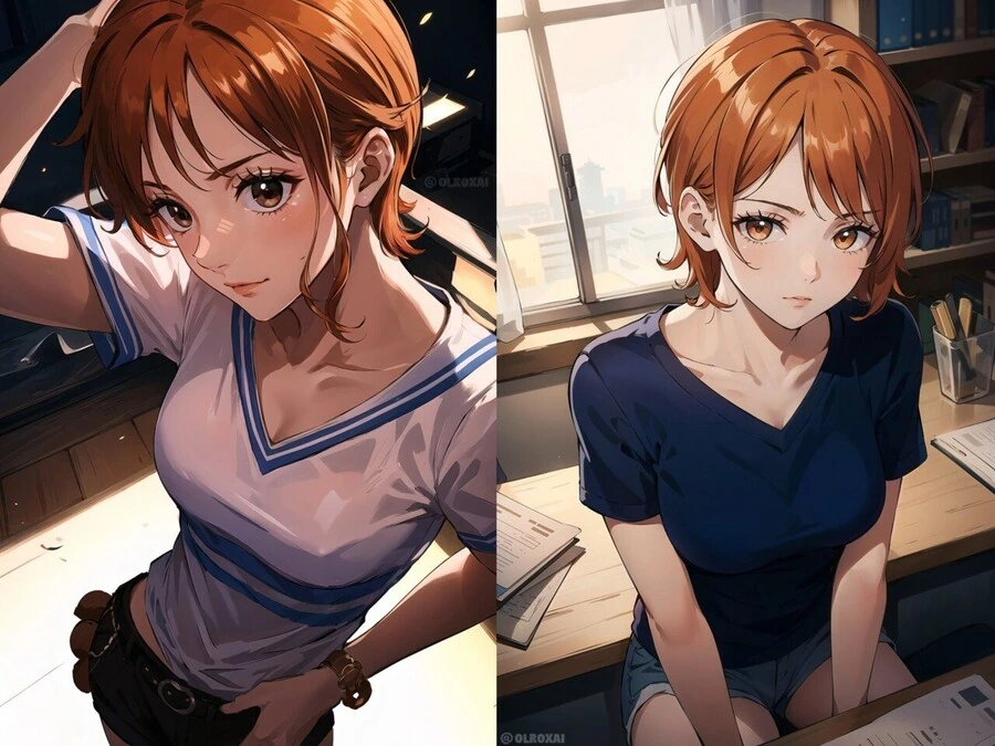 원피스)AI가 그린 원피스 여캐들.manga