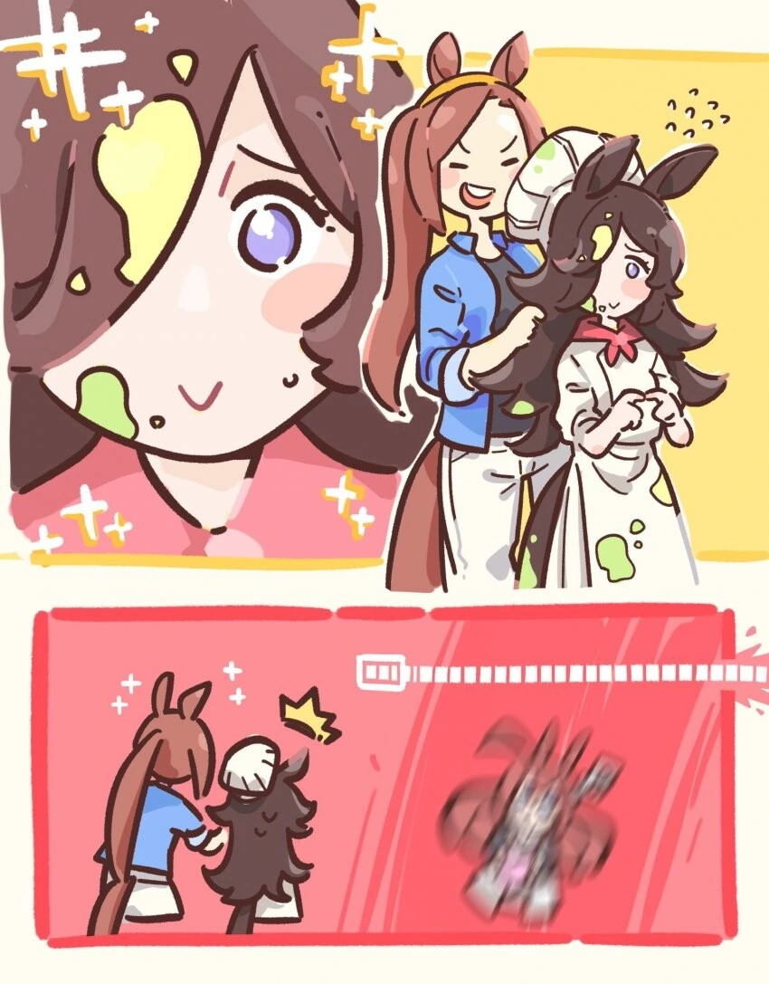 말딸) 미호노 부르봉의 생일 케이크.manga - 이미지 3