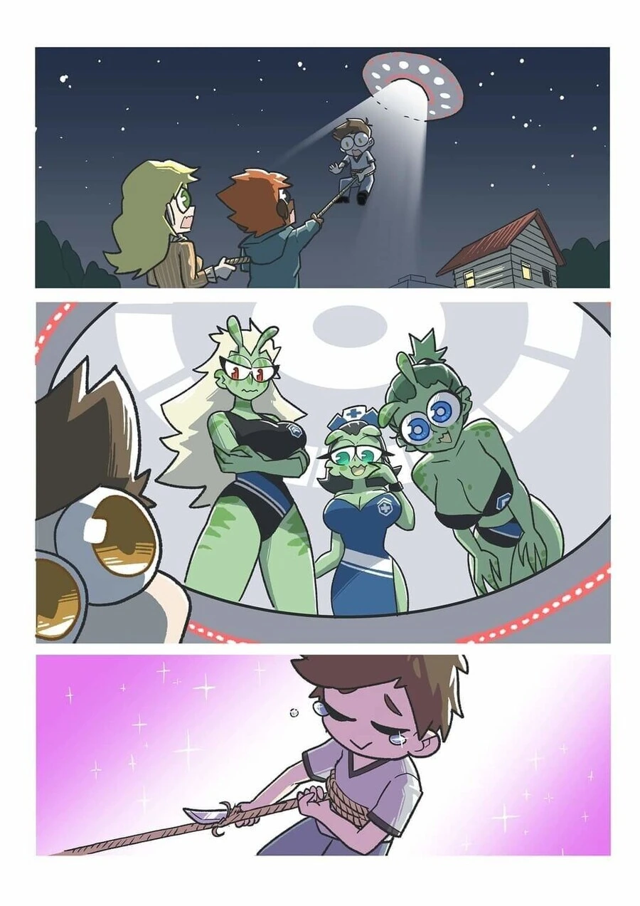 으아아 살려줘요 외계인이 날 납치ㅎ manga