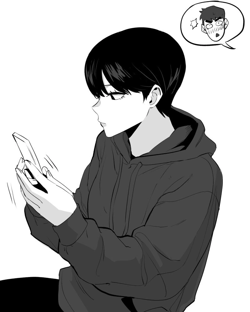 [분노] 숏컷 톰보이녀가 철벽치는 만화