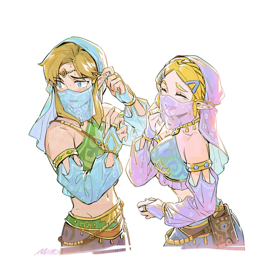 젤다)여장한 젤다.manga