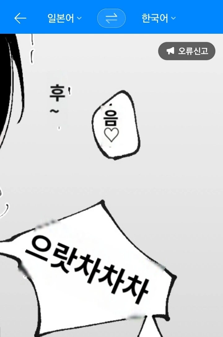 어른용 망가는 번역기로 보면 안 되는 ㅇㄱ유