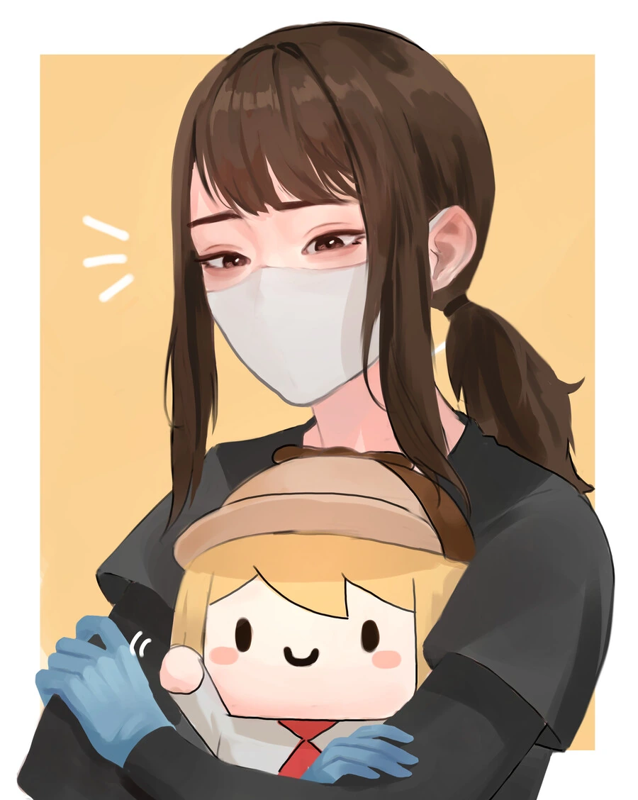 버튜버) 스몰아메와 스태프 누나