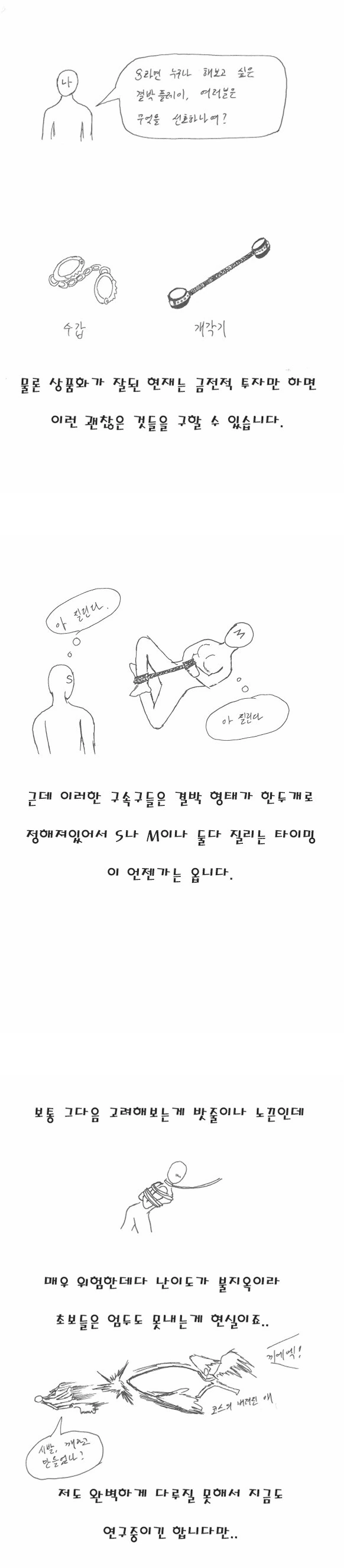 올바른 SM플레이 하는법 교육 만화.manwha