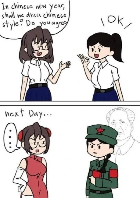 중국 전통복 입는.manhwa