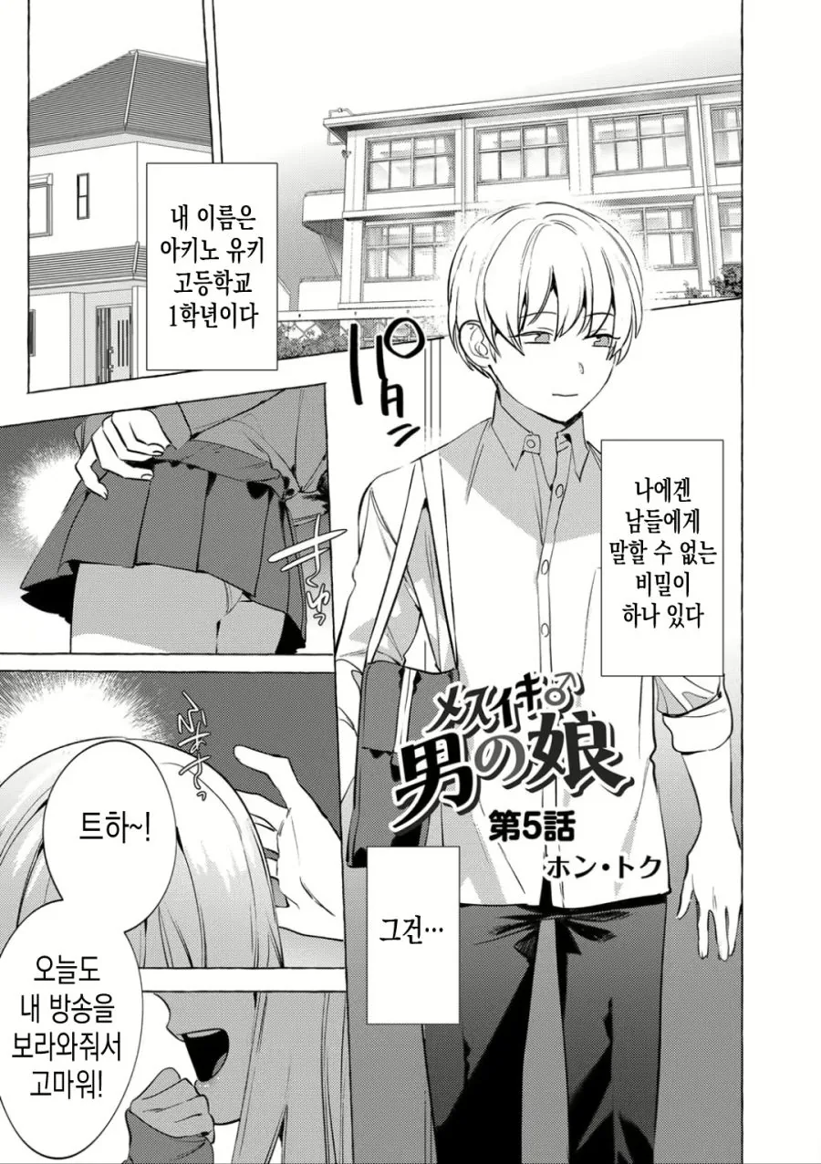여장을 즐기는 남자 만화