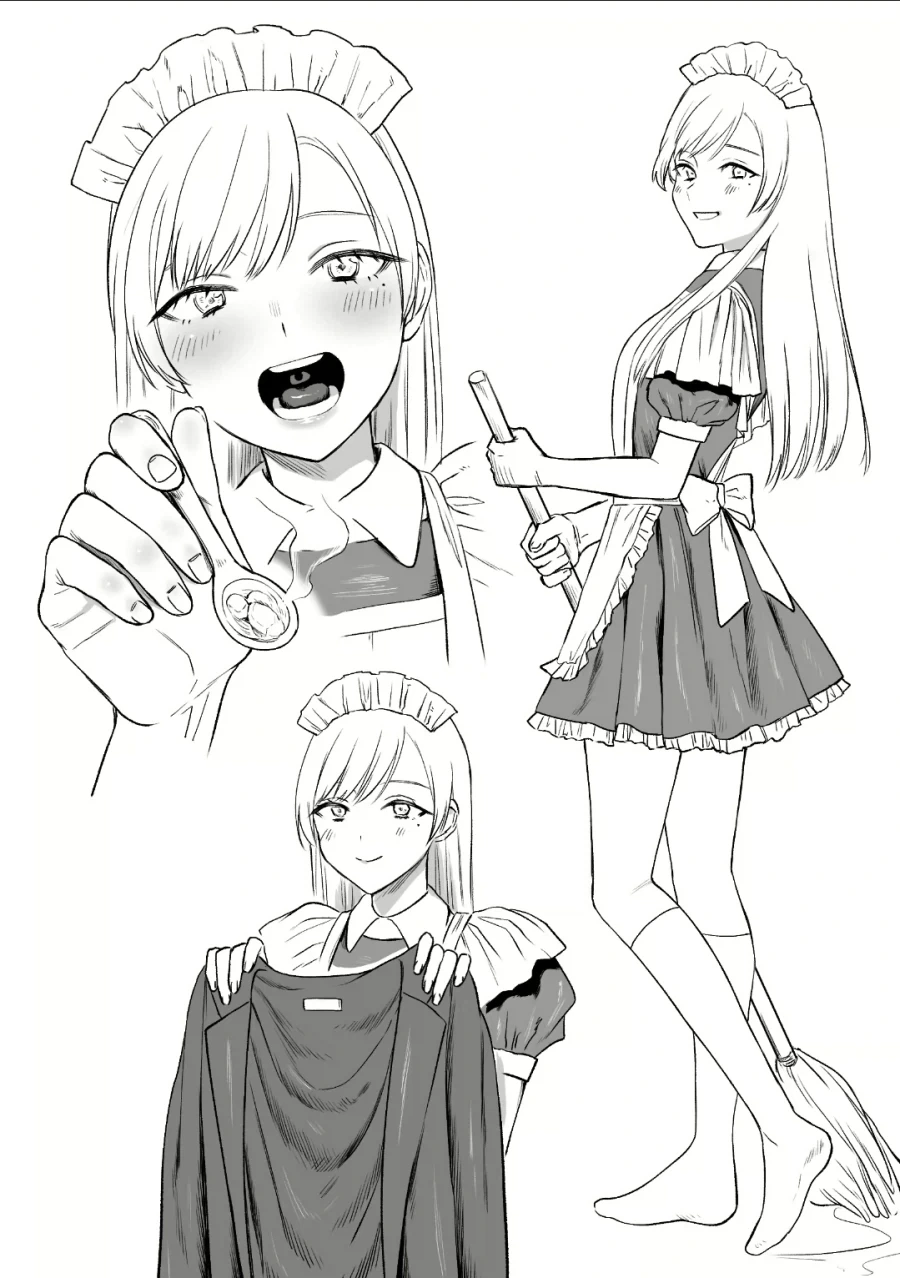 가정일에 충실한 메이드 manga