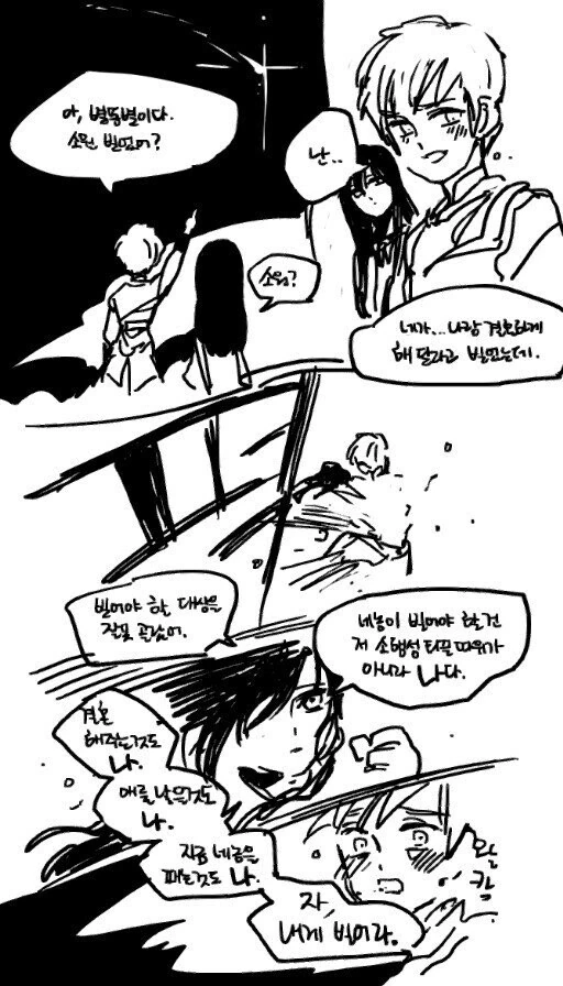 별똥별에 소원비는.manhwa