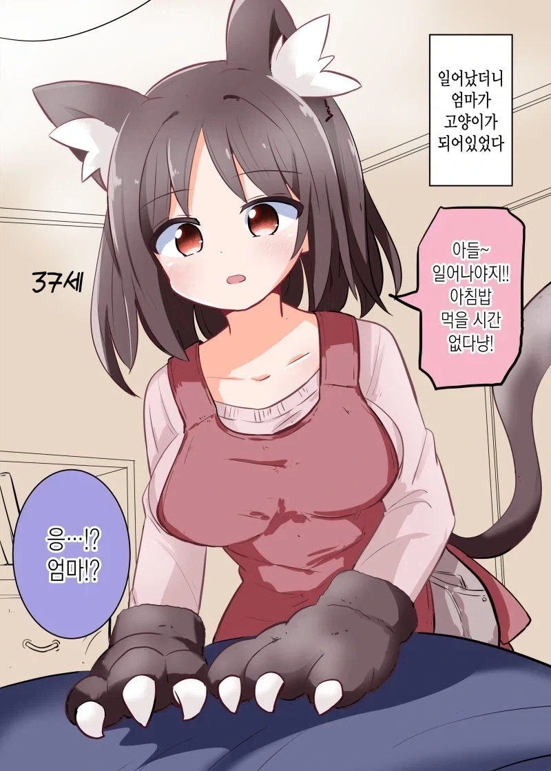 고양이가 되어버린 엄마.manhwa