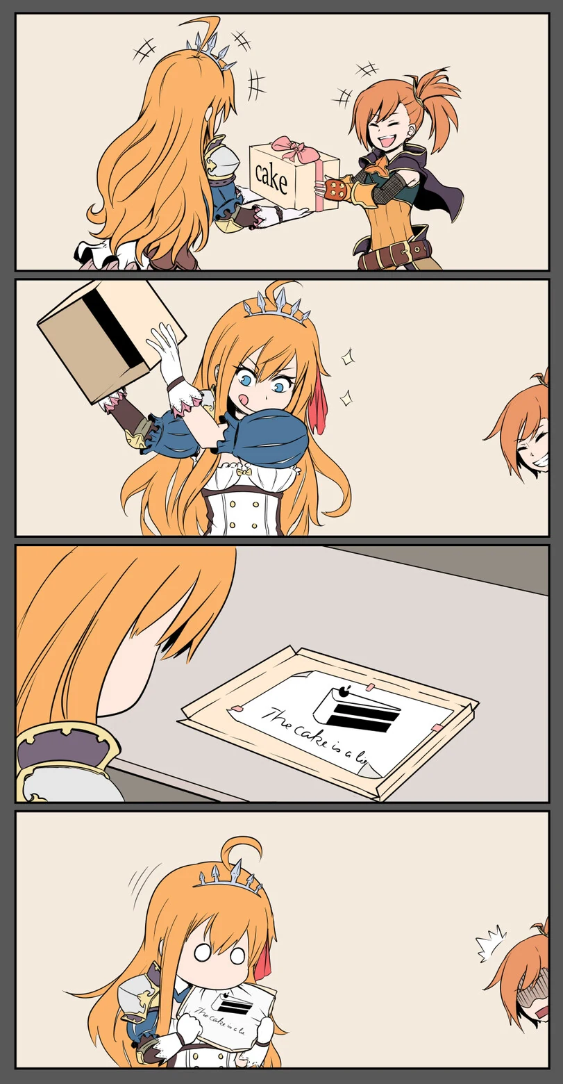 프리코네) the cake is a lie.manga