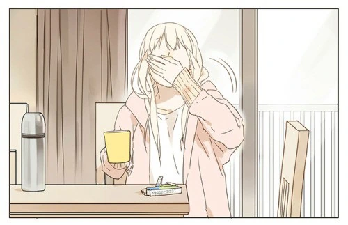댕청한 금발 여고생이 약먹고 눈물흘리는 만화.manga - 이미지 3