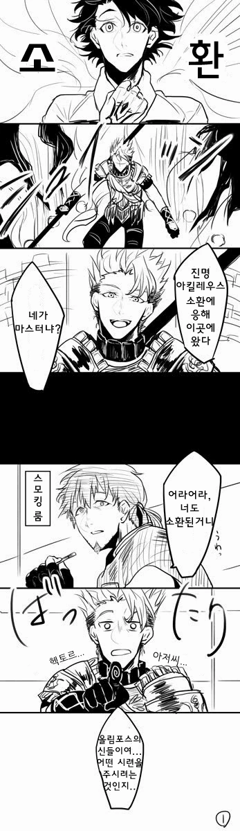 fate)헥토르랑 아킬레우스 만화.