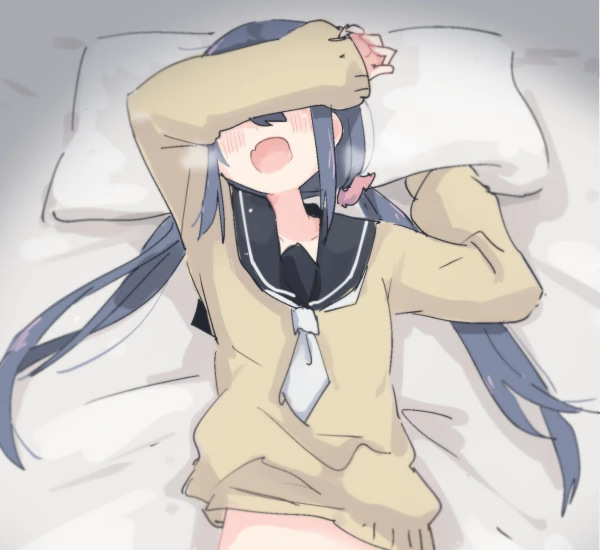 헐떡이는 여중생