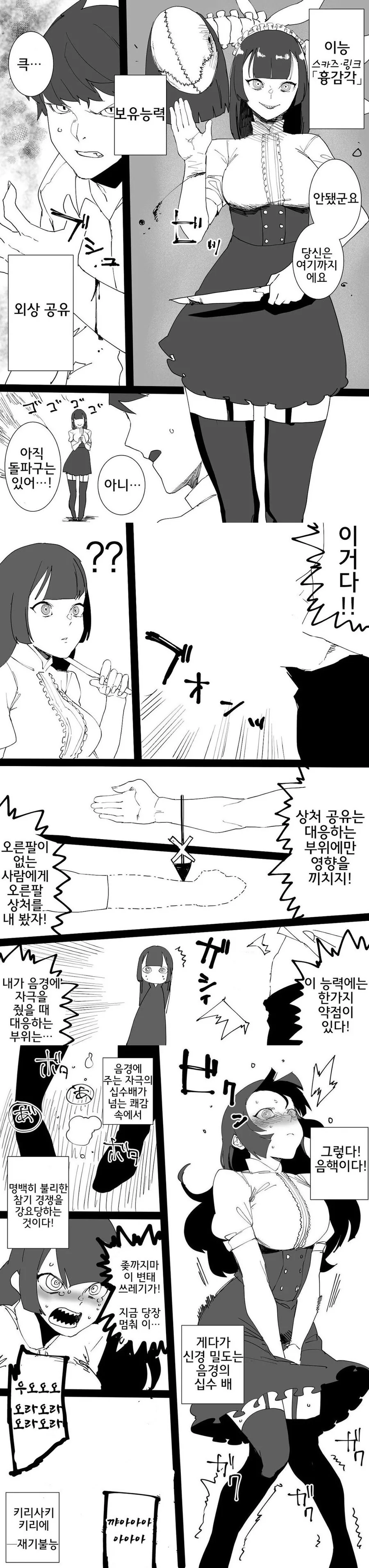 ㅇㅎ)골치아픈 능력을 지닌 초능력자와 싸우는 만화