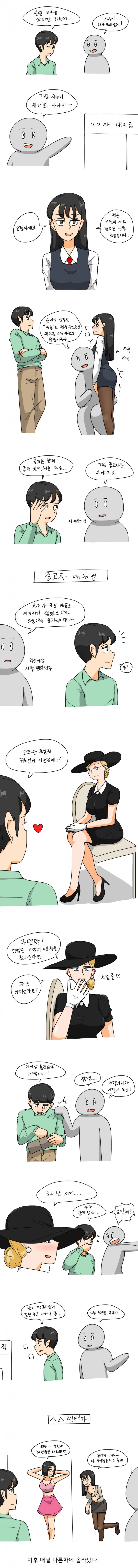 오싹오싹) 중고차 사는 만화.manhwa