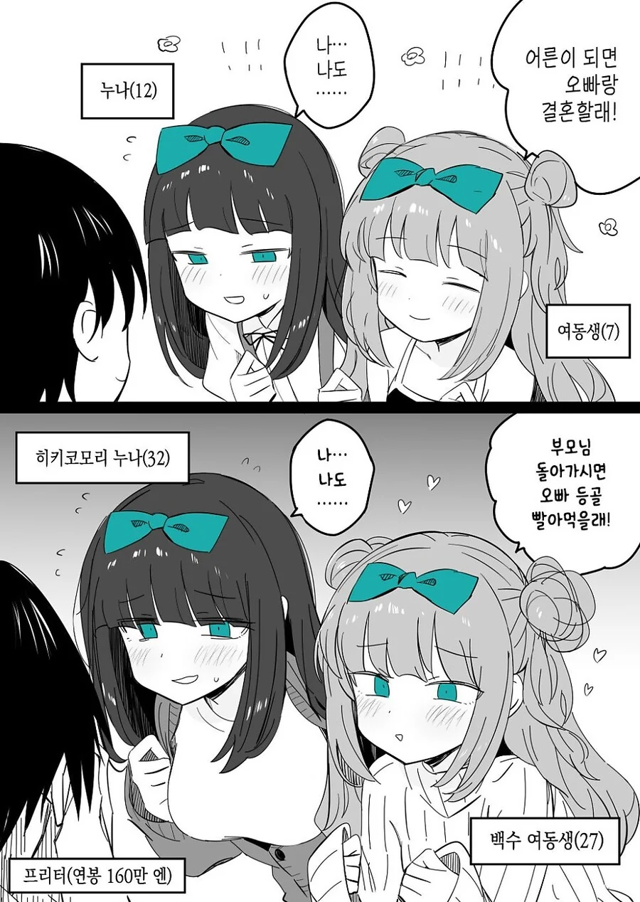 어른이 되면 오빠랑 결혼할래!