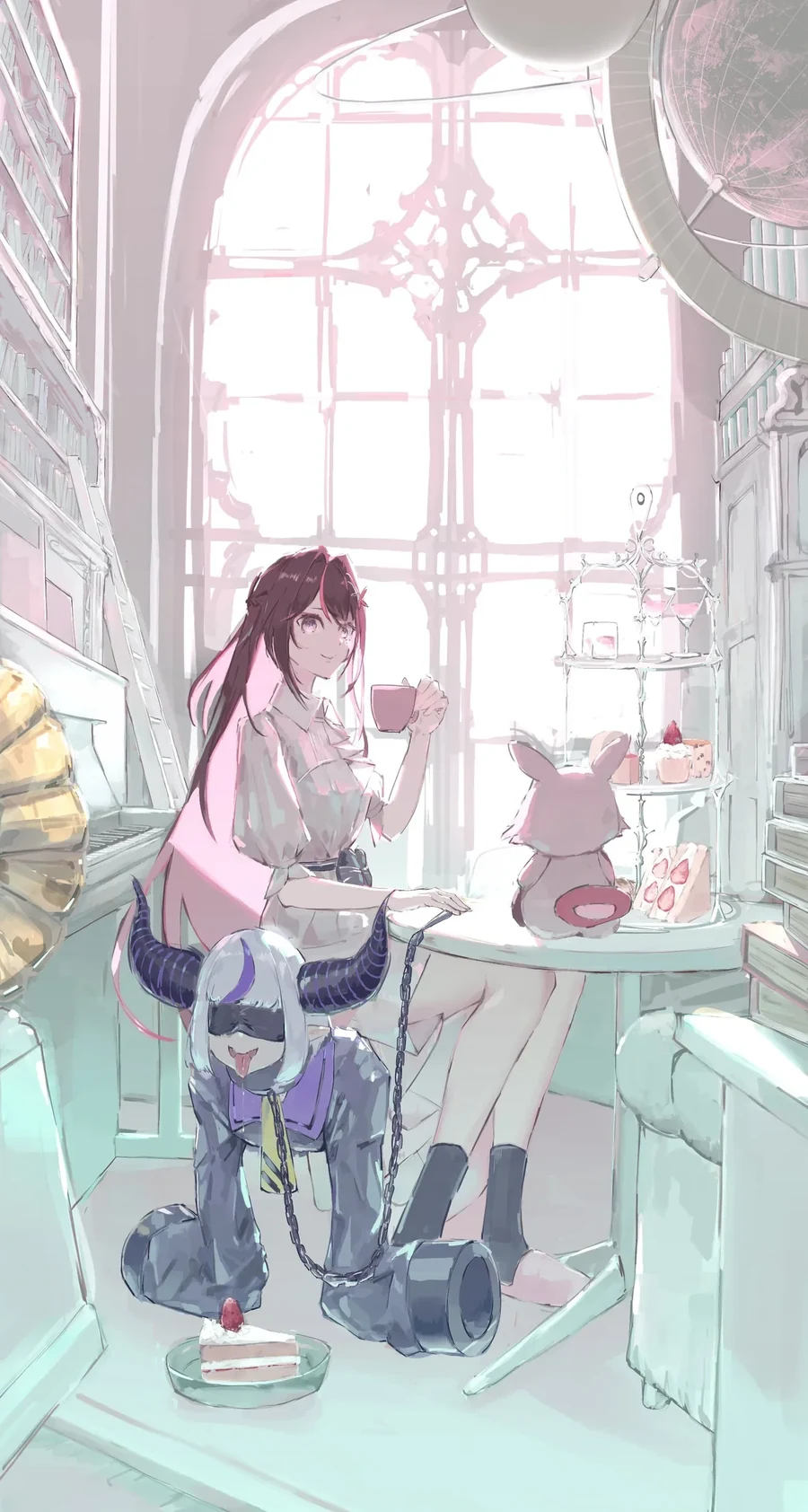 버튜버)모닝글 우아한 티타임 아즈키.jpg