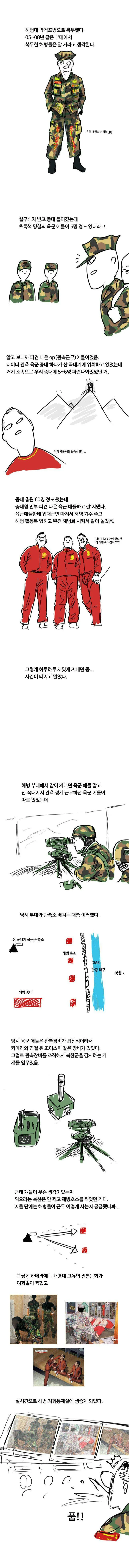 해병문학아님) 실화기반의 해병- 만화