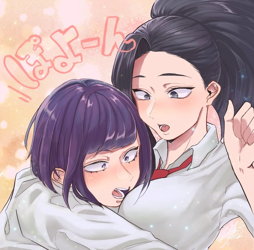 커여운 백합커플 짤.manga