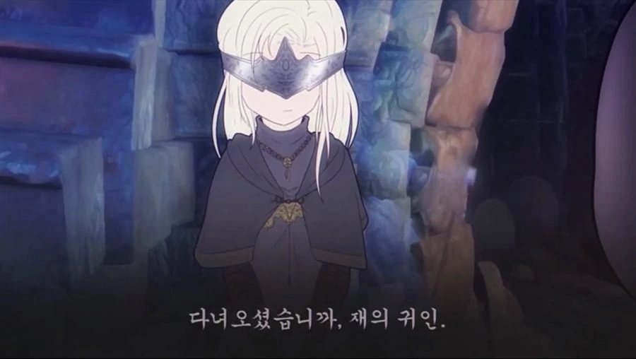 화방녀가 안대를 벗는 만화.cartoon