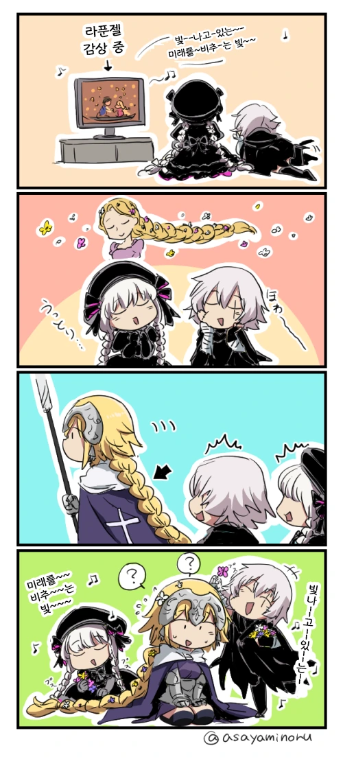 FGO) 디즈니 만화동산을 본 아이들